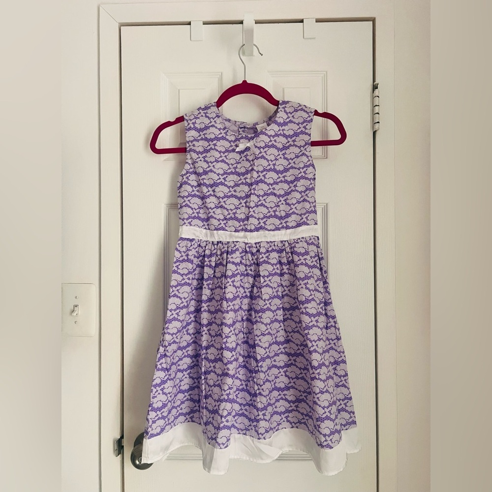 Adorable Purple Lace Girls’ Dress - Size 10/12